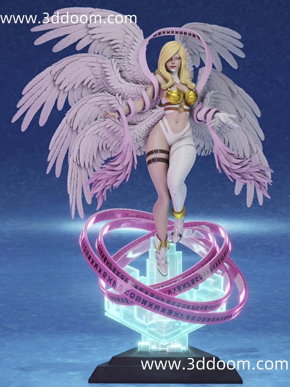 1008 Angewomon Digimon 数码宝贝 天女兽-3D DOOM