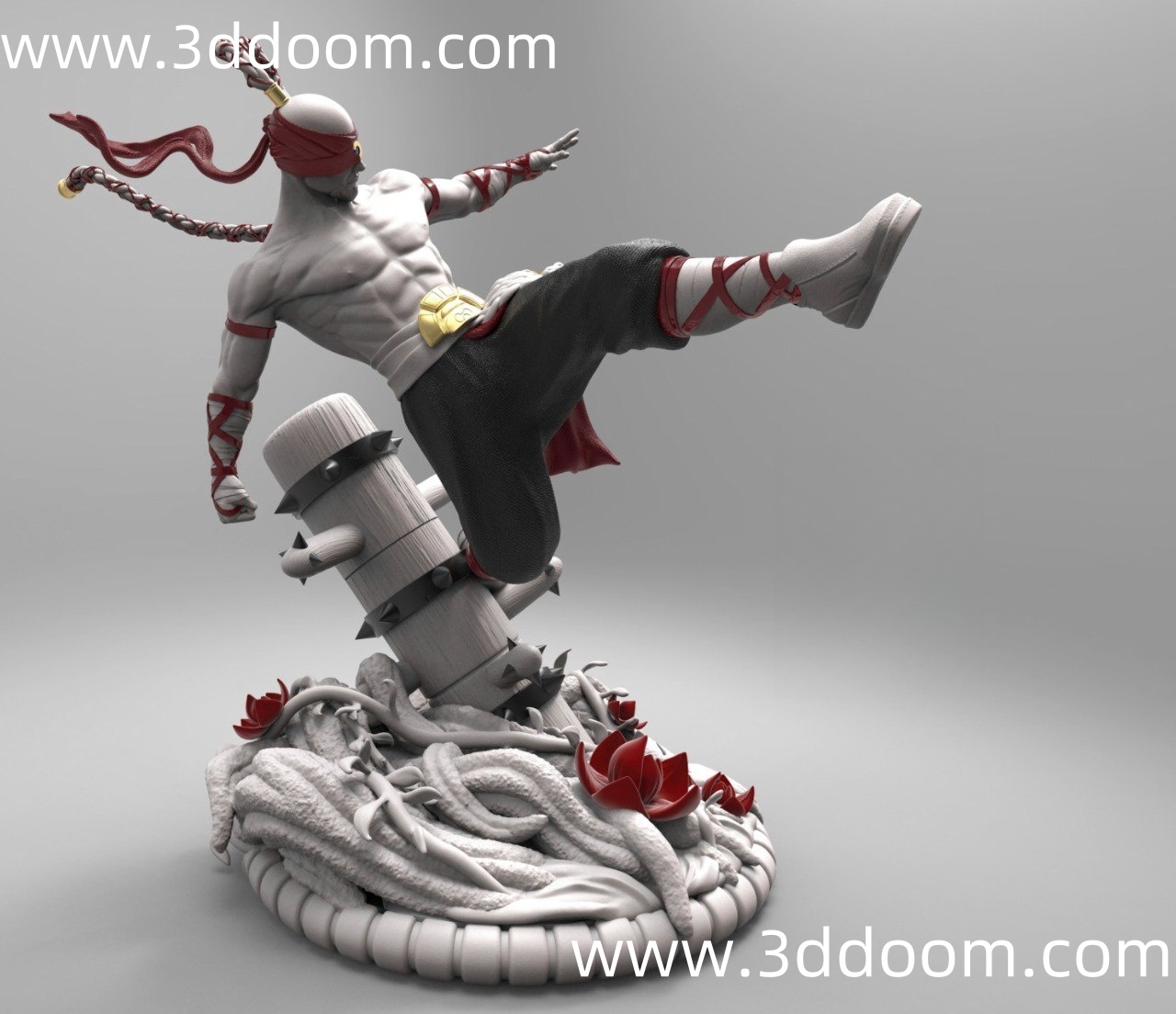1050 Lee Sin League of Legends 英雄联盟 李青-3D DOOM
