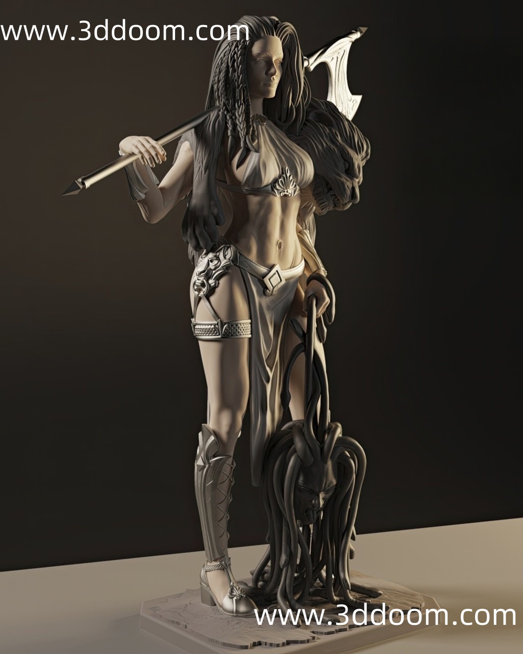 1093 Woman Warrior 女战士-3D DOOM