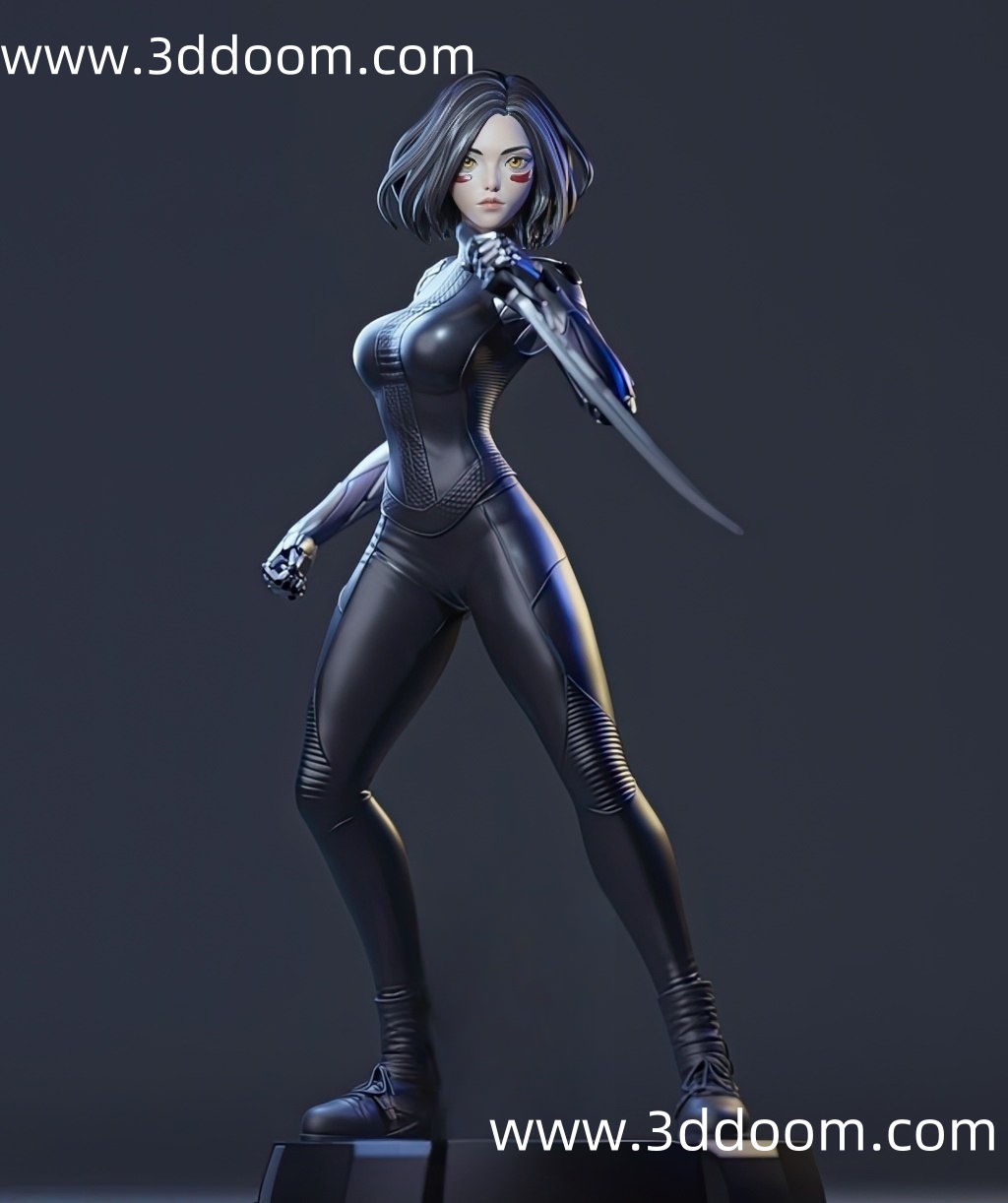 1006 Alita Battle Angel 战斗天使 阿丽塔-3D DOOM