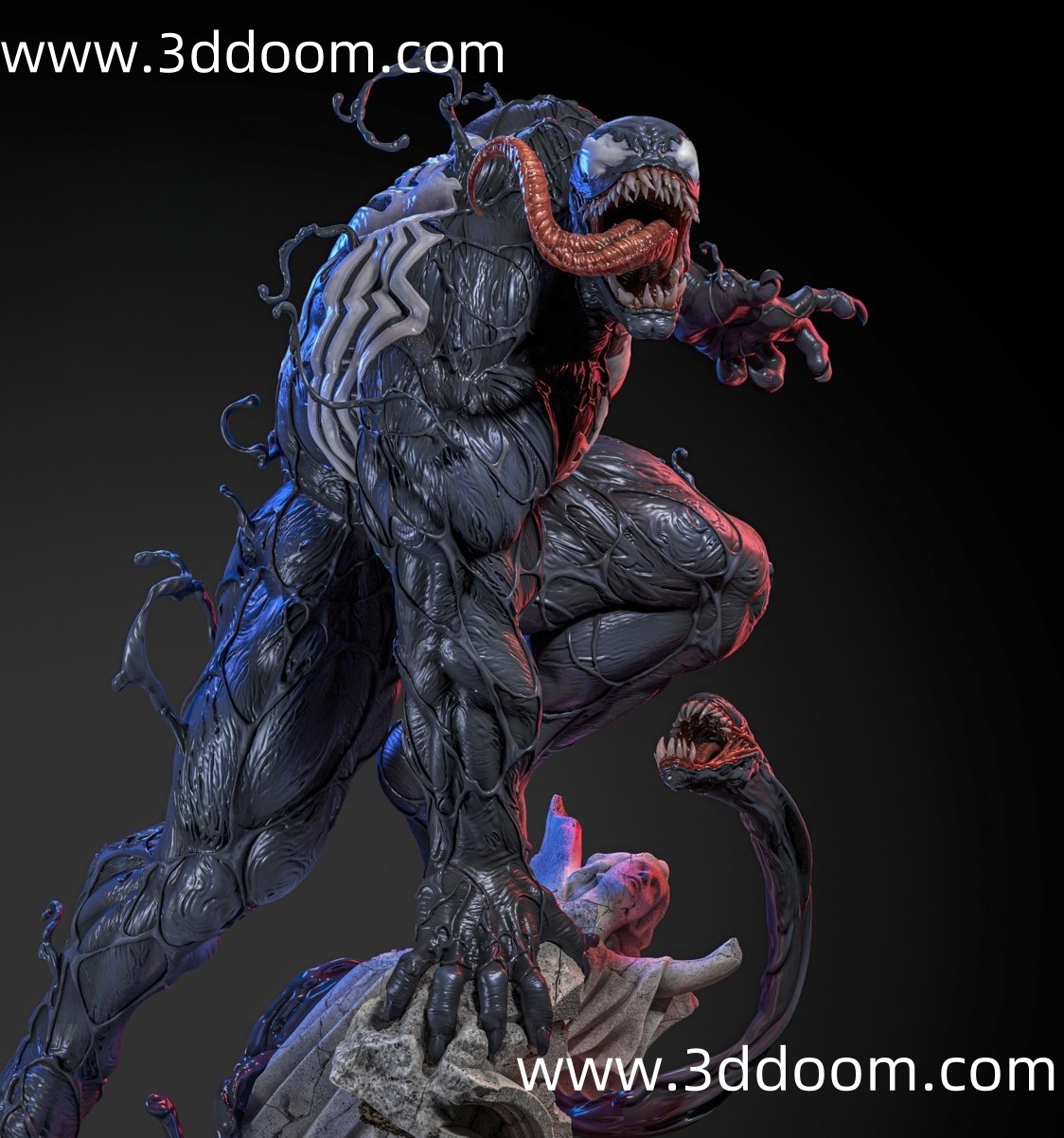 1090 Venom 漫威 毒液-3D DOOM