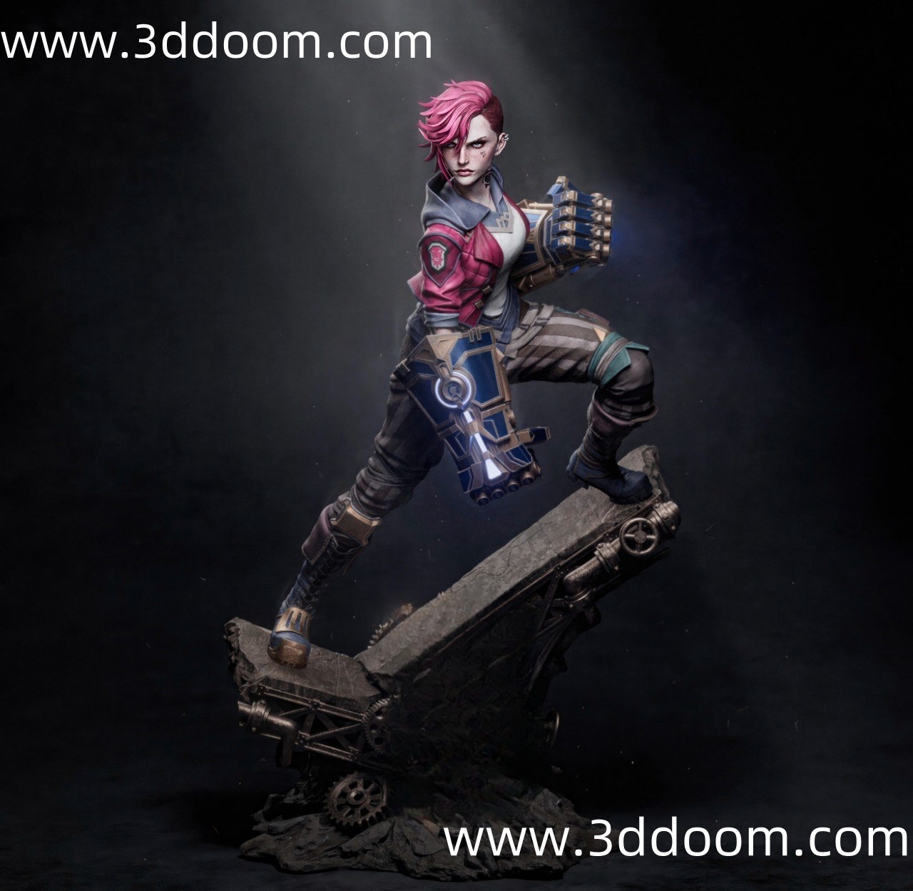 1091 Vi League of Legends 英雄联盟 蔚-3D DOOM