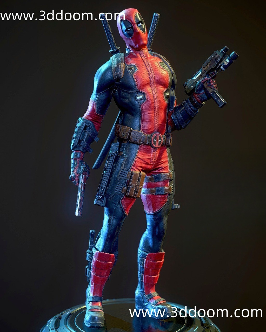 1024 Deadpool (2) 漫威 死侍-3D DOOM