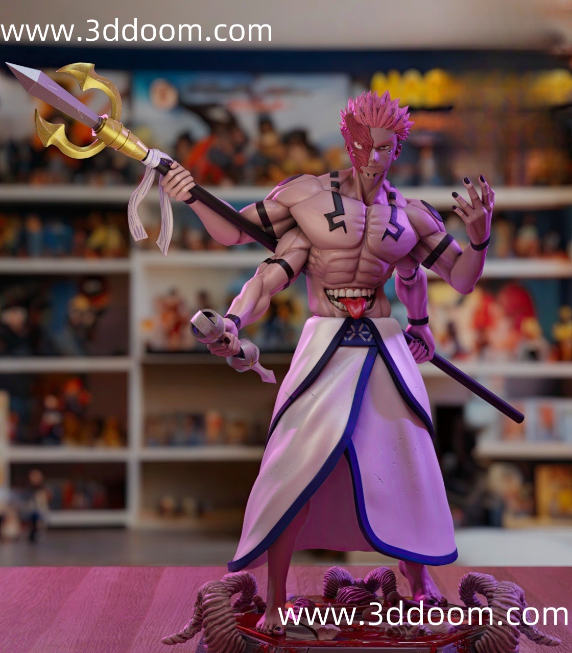 1082 Sukuna Jujutsu Kaisen 咒术回战 两面宿傩-3D DOOM