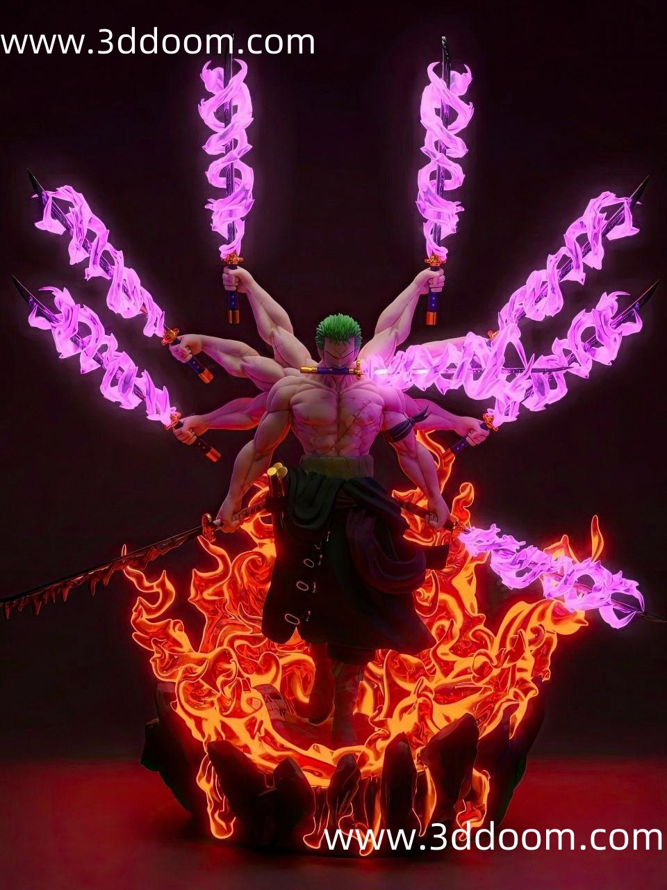 1200 Zoro One Piece 海贼王 索隆-3D DOOM