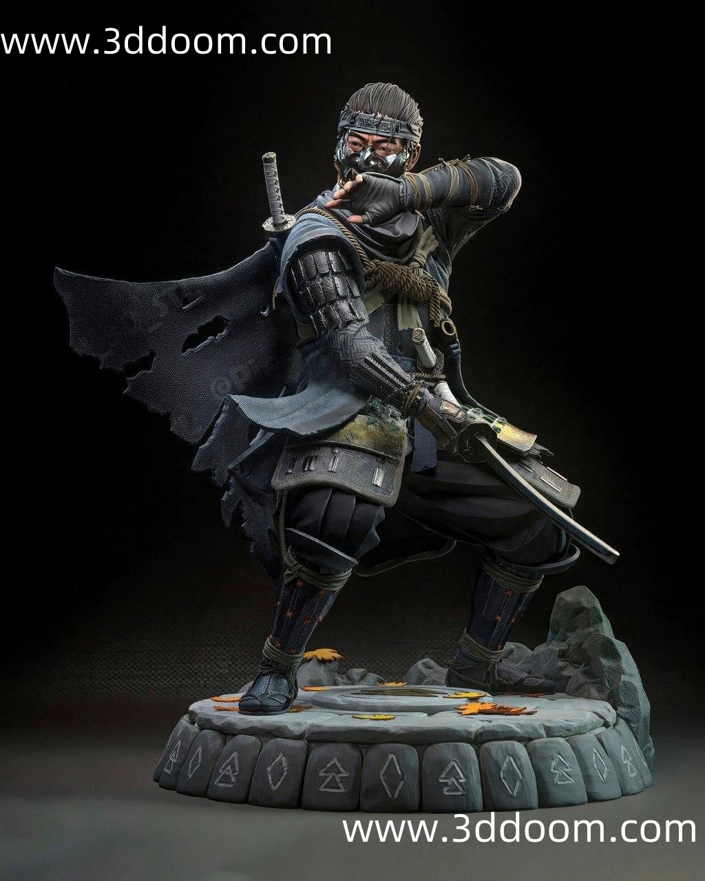 1140 Jin Sakai Ghost of Tsushima 对马岛之魂 境井仁-3D DOOM