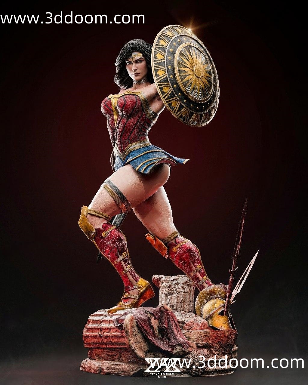 1195 Wonder Woman 神奇女侠-3D DOOM