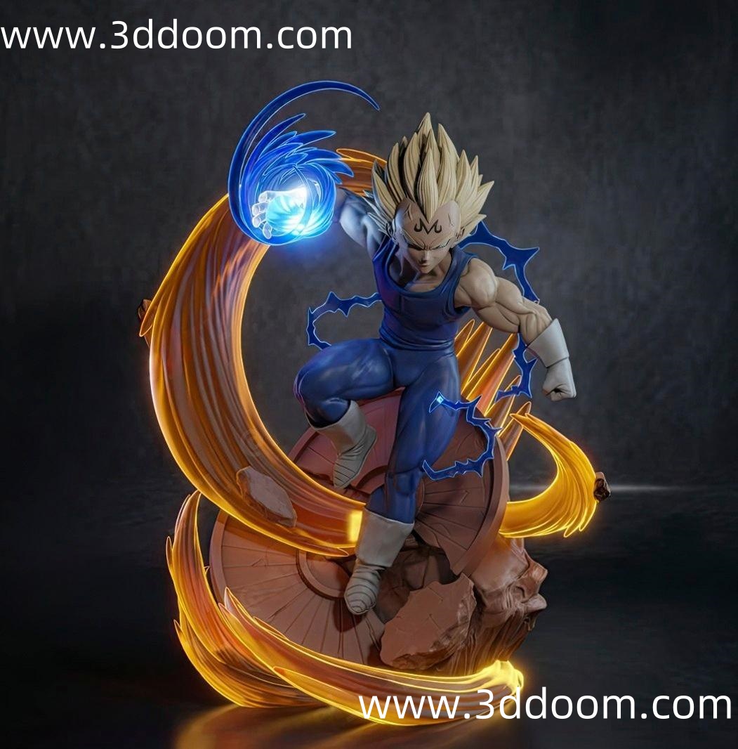 1192 Vegeta Dragon Ball 龙珠 贝吉塔-3D DOOM