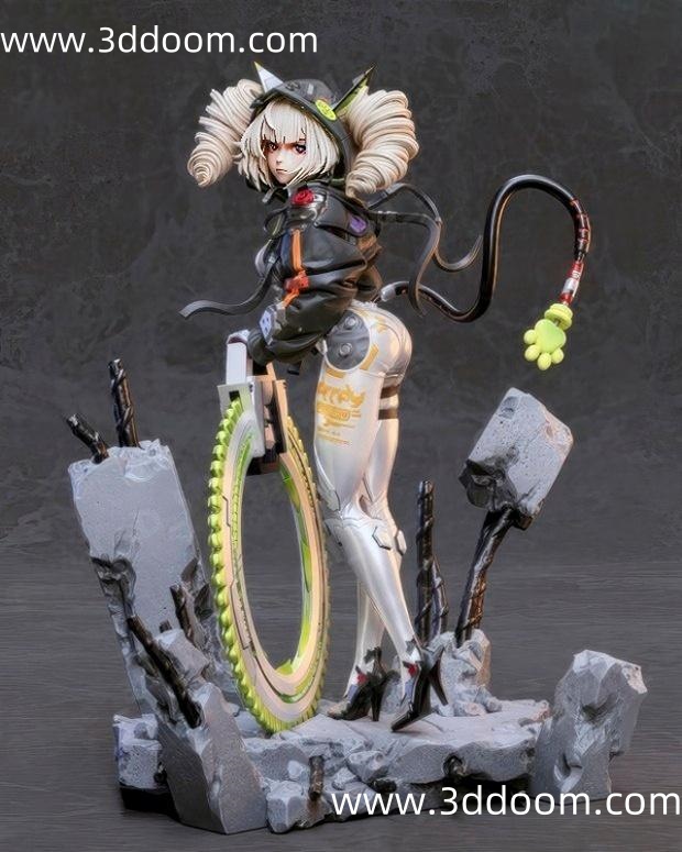 1183 Shiro Tower of Fantasy 幻塔 西萝-3D DOOM