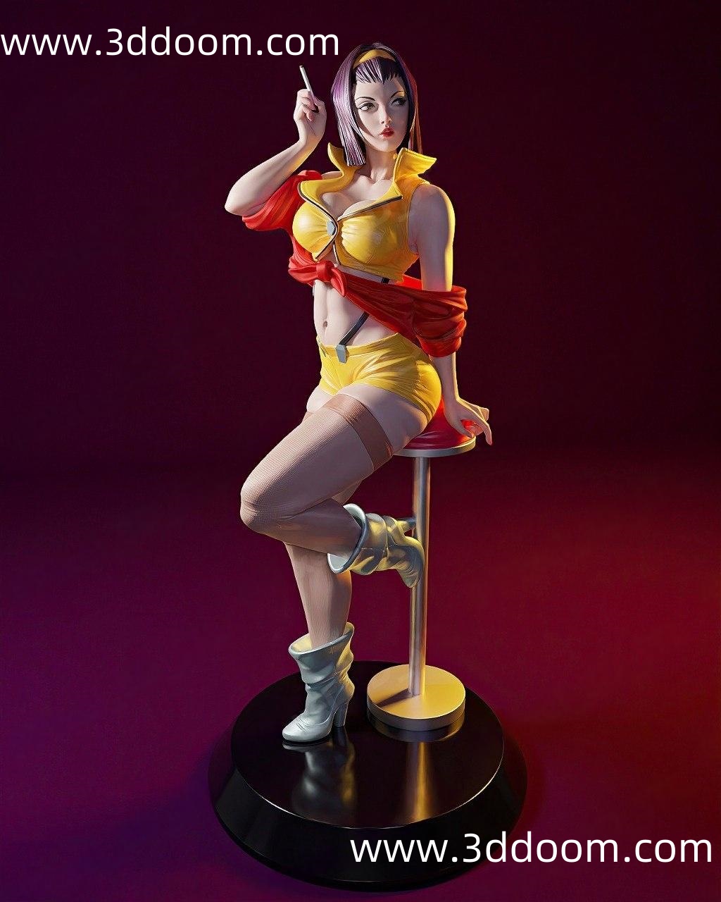 1124 Faye Valentine Cowboy Bebop 星际牛仔 菲·瓦伦坦-3D DOOM