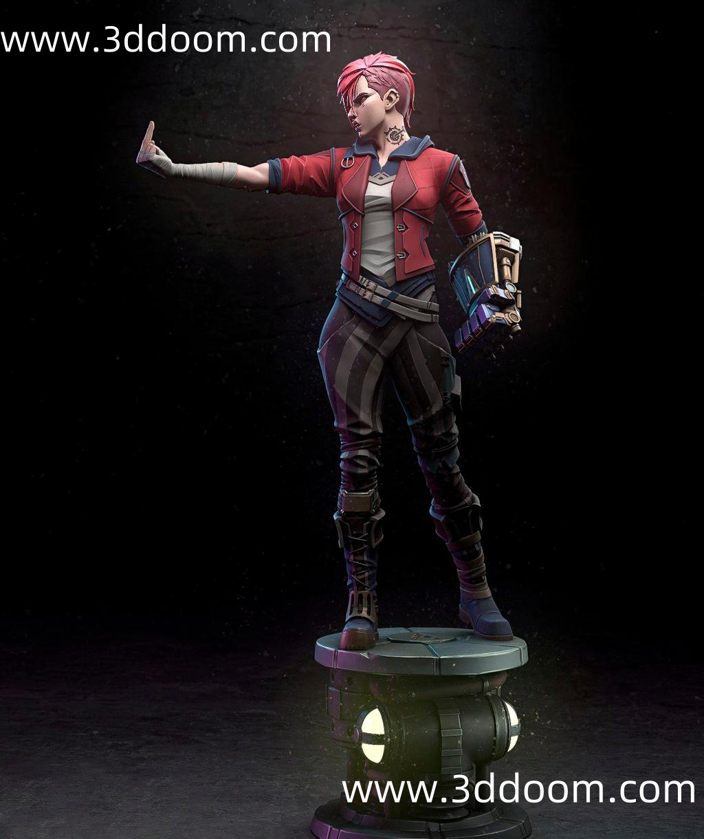 1193 Vi League of Legends 英雄联盟 蔚-3D DOOM