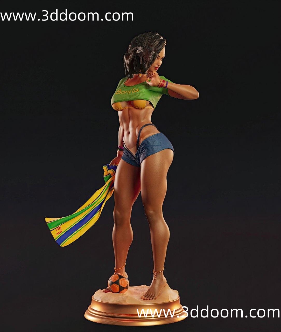 1144 Laura Matsuda Street Fighter 街头霸王 松田劳拉-3D DOOM