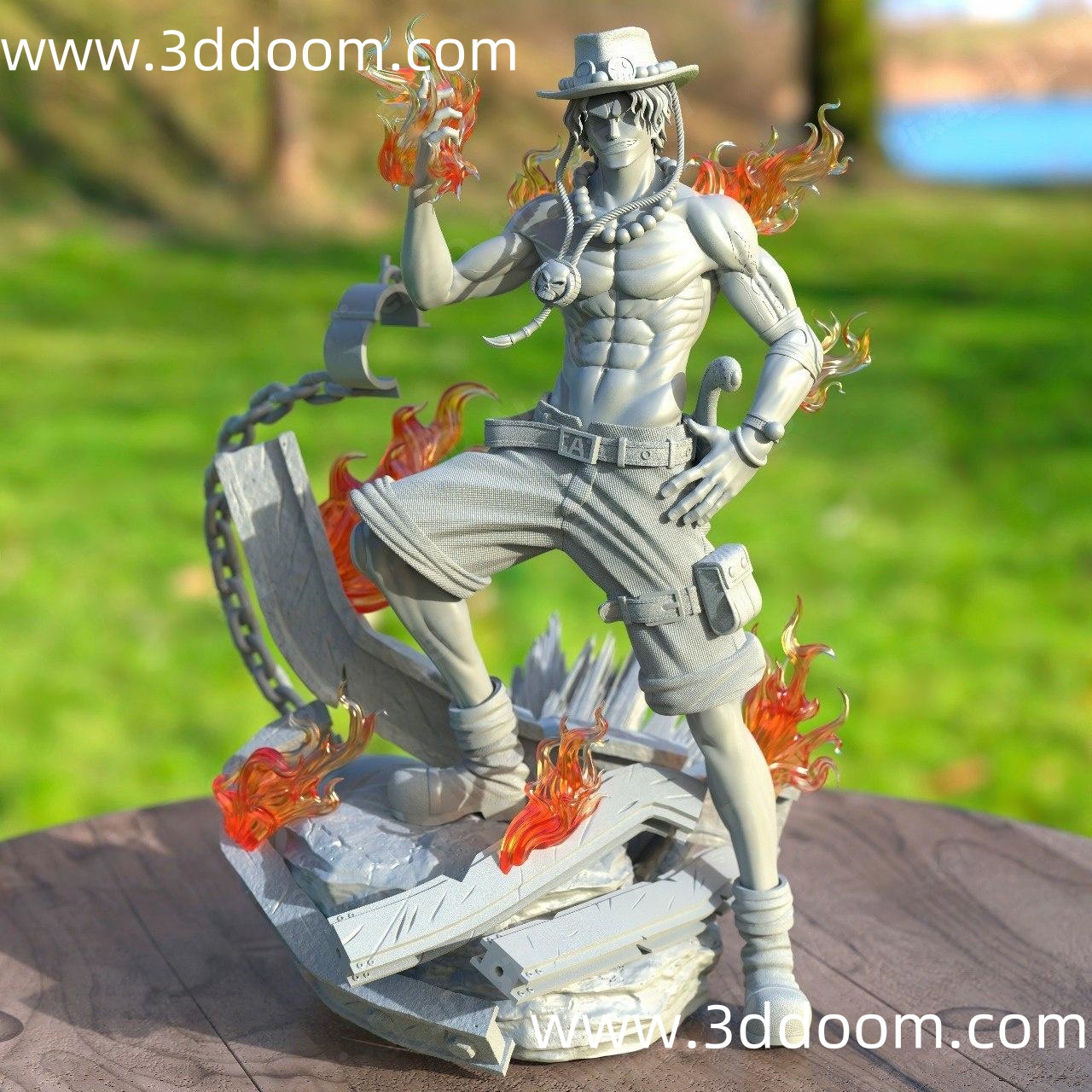 1101 Ace One Piece 海贼王 艾斯-3D DOOM