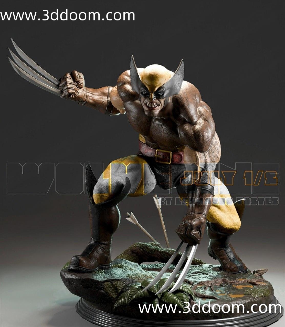 1194 Wolverine X Men X-战警 金刚狼-3D DOOM
