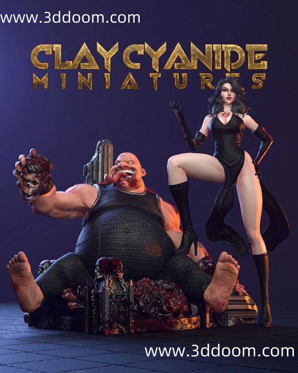 1149 Lust and Gluttony Fullmetal Alchemist 七宗罪 色欲与暴食-3D DOOM