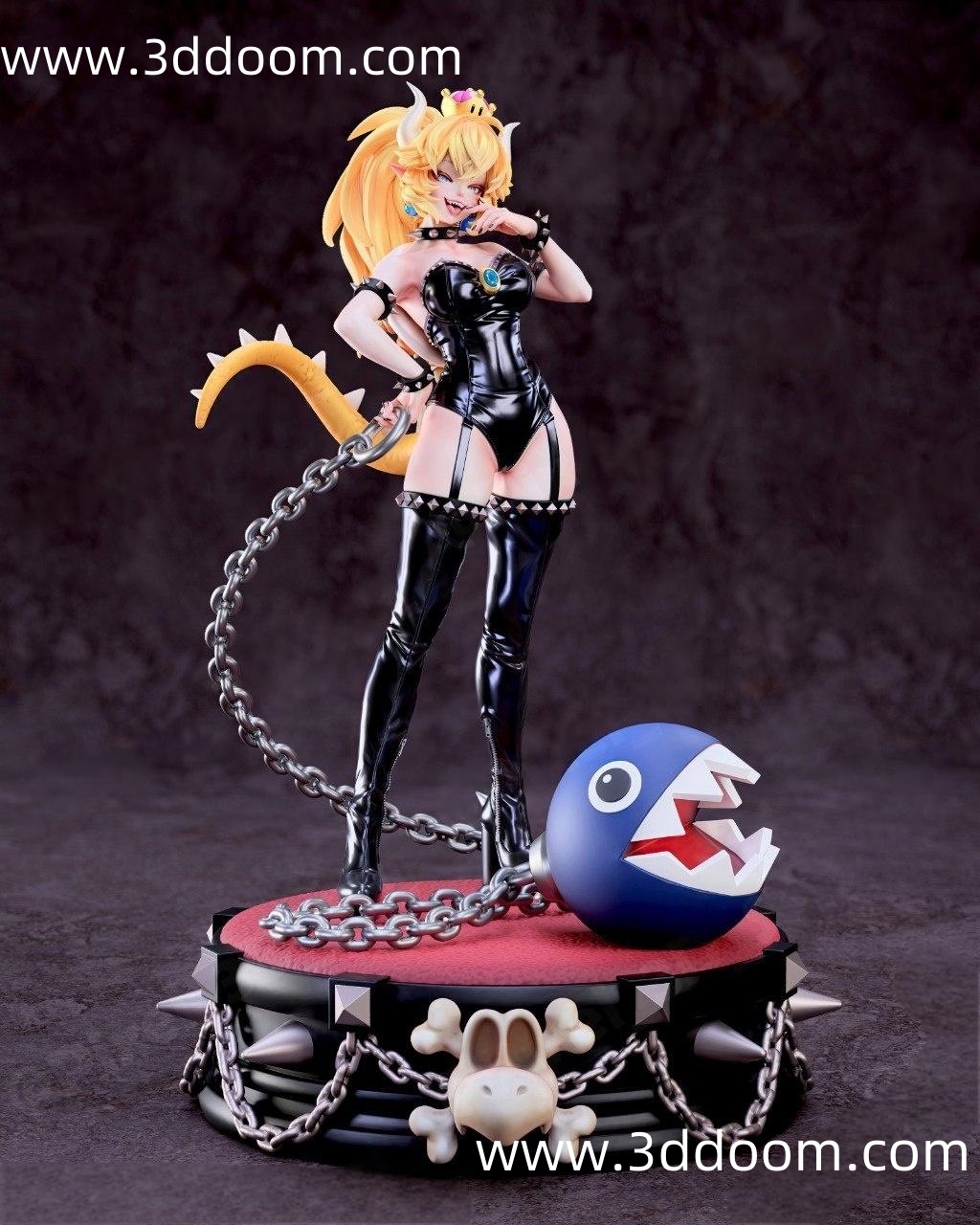 1114 Bowsette Mario 马里奥 库巴公主-3D DOOM