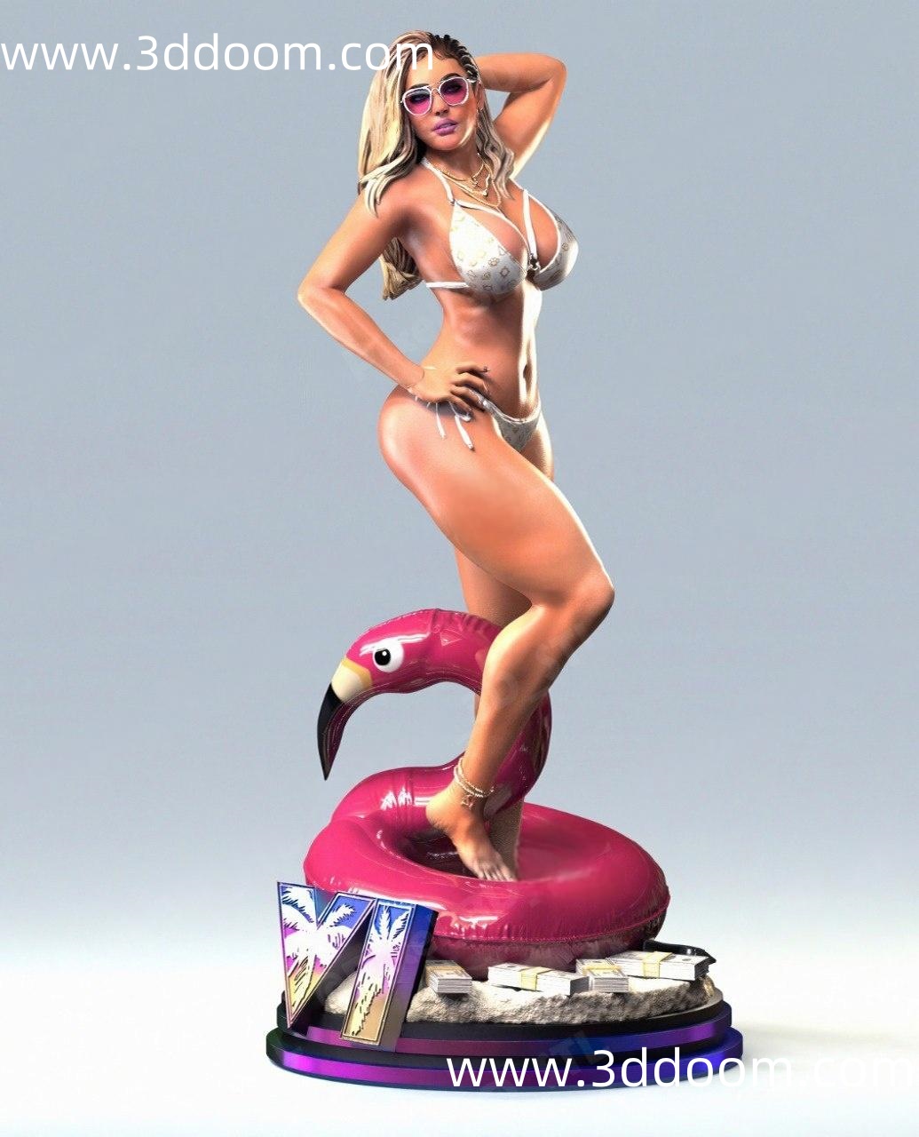 1147 Lucia GTA6 露西亚-3D DOOM