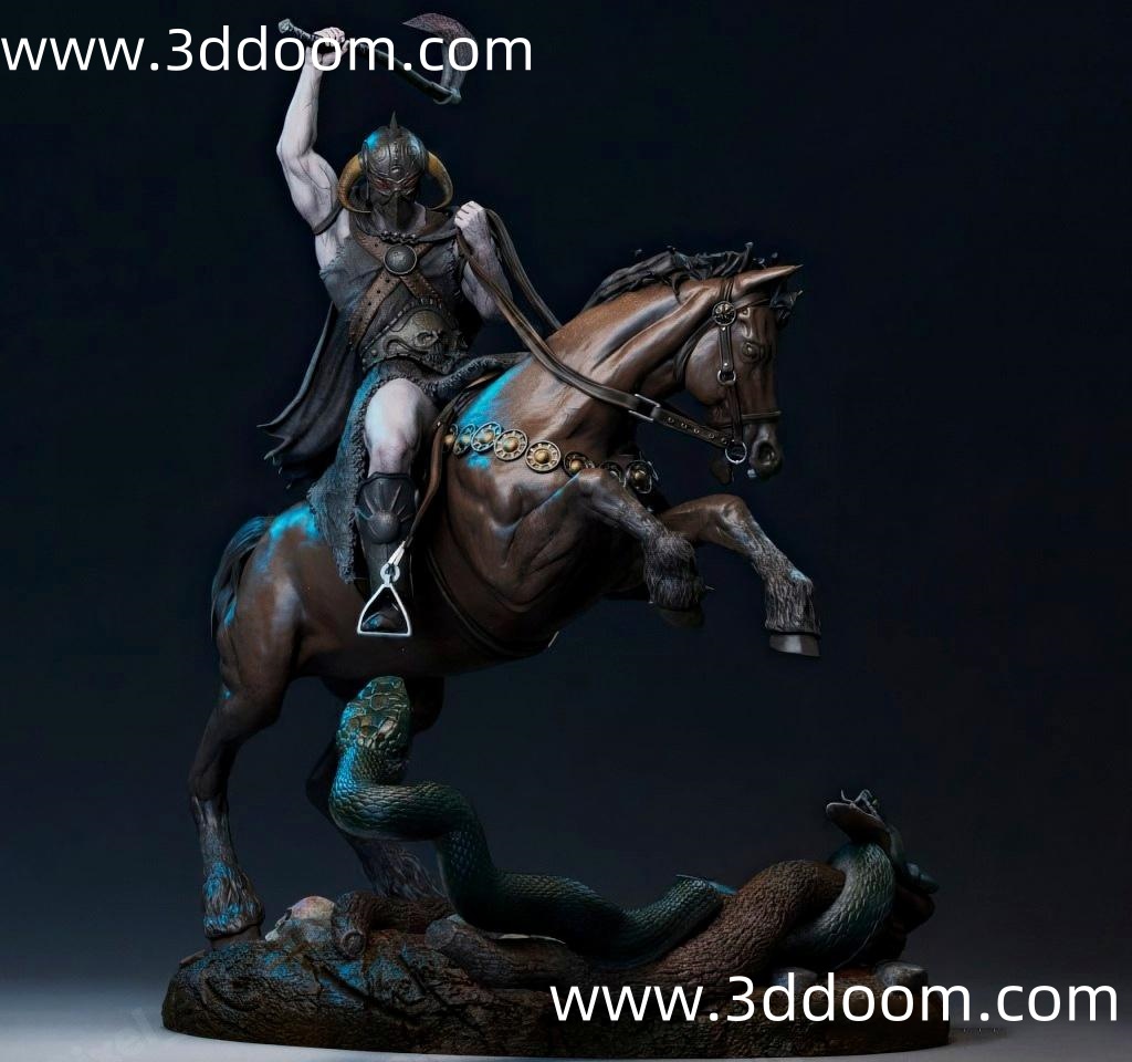 1120 Death Dealer Frank Frazetta 死亡交易者-3D DOOM