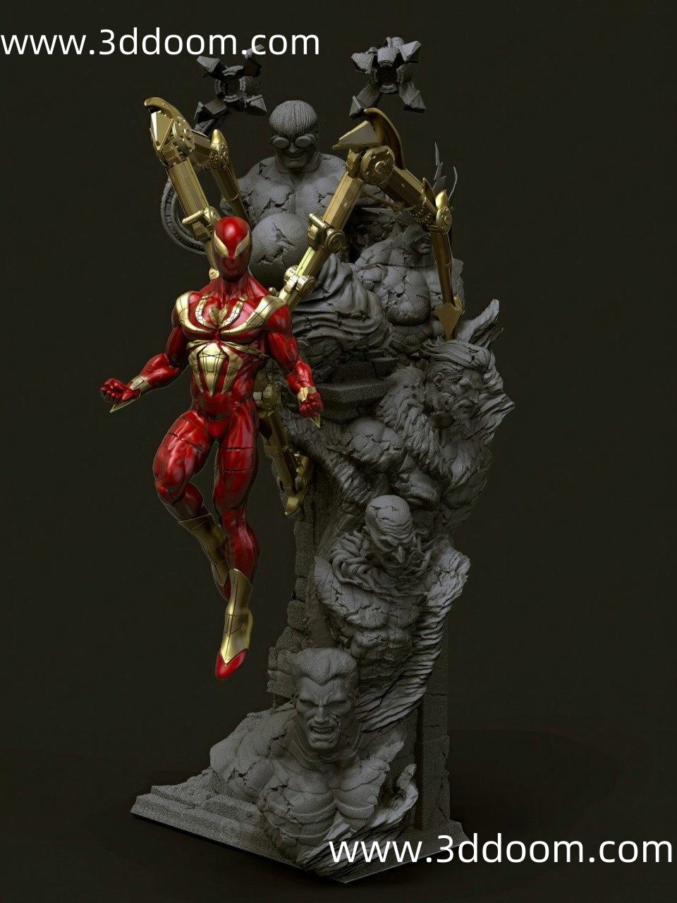 1137 Iron Spider Man 钢铁蜘蛛侠-3D DOOM