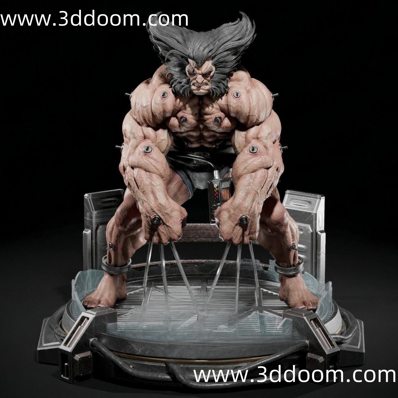 1298 Wolverine X-Men X-战警 金刚狼-3D DOOM