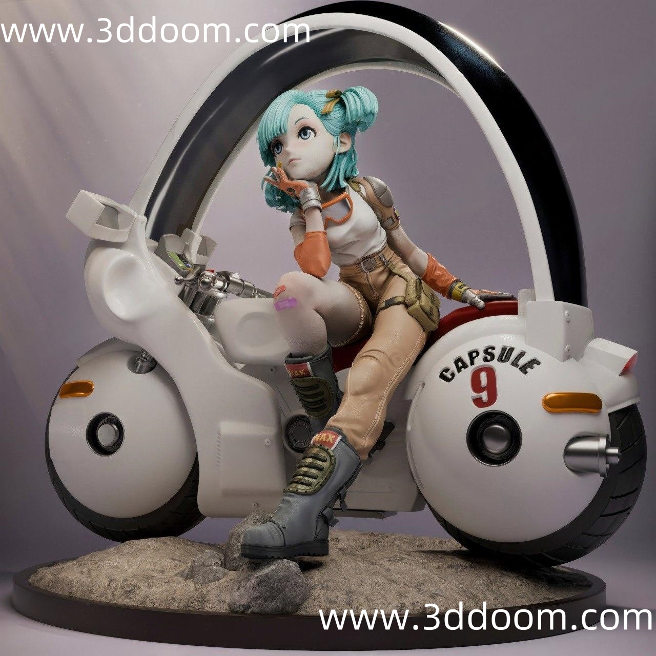 1218 Bulma Dragon Ball 龙珠 布尔玛-3D DOOM