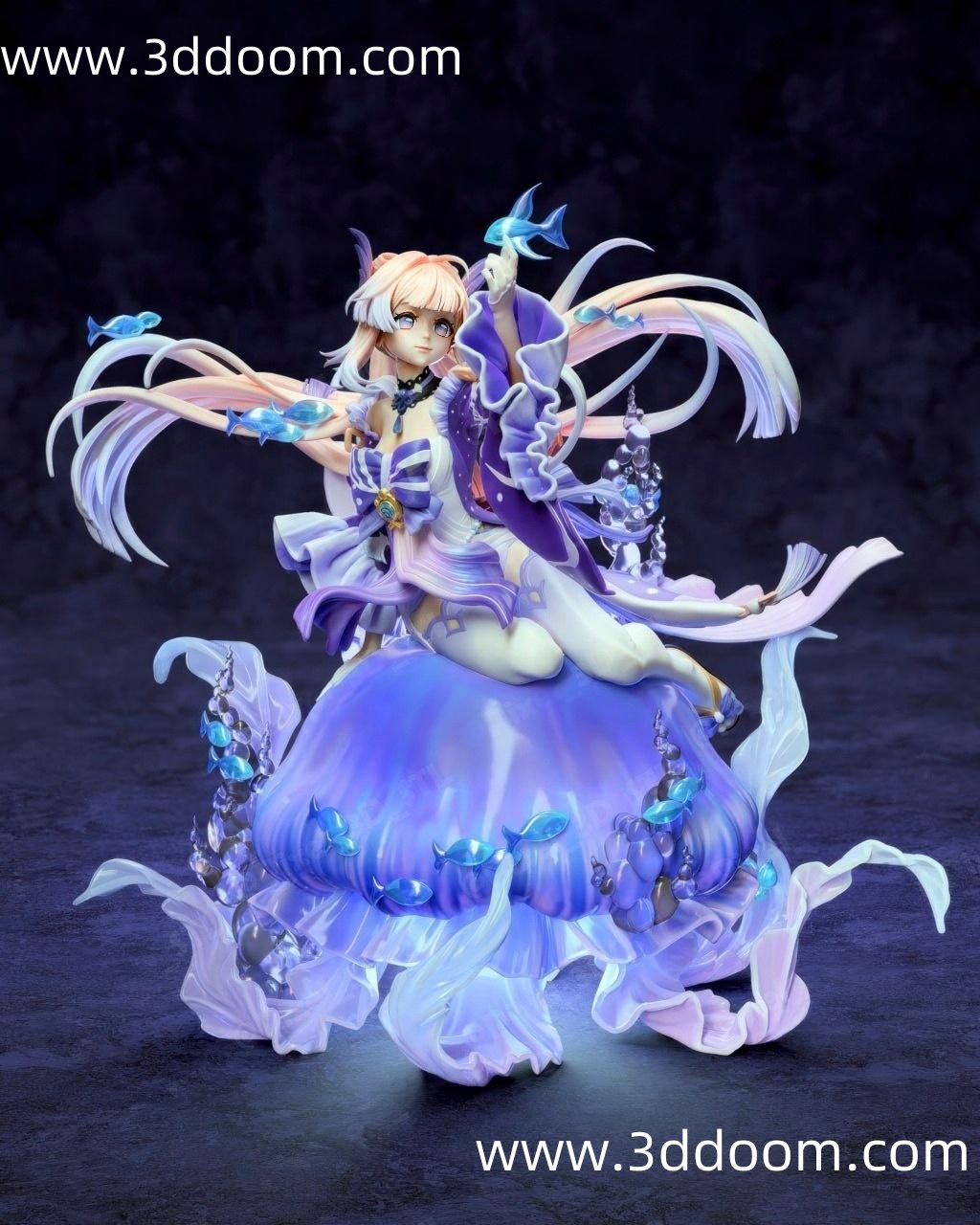 1282 Sangonomiya Kokomi Genshin Impact 原神 珊瑚宫心海-3D DOOM