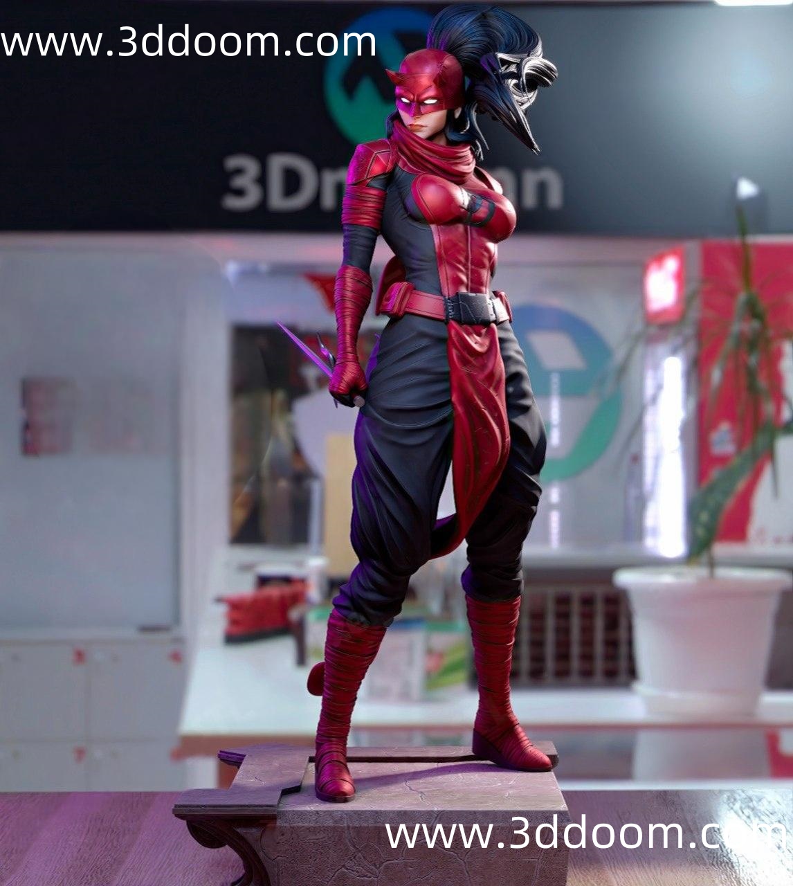 1230 Elektra Marvel 漫威 艾丽卡-3D DOOM