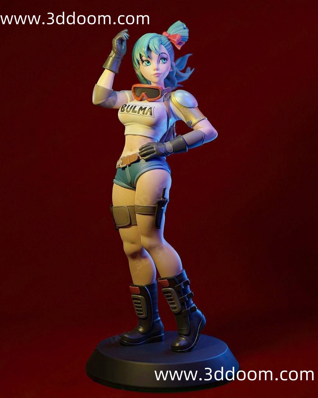 1219 Bulma Dragon Ball (2) 龙珠 布尔玛-3D DOOM