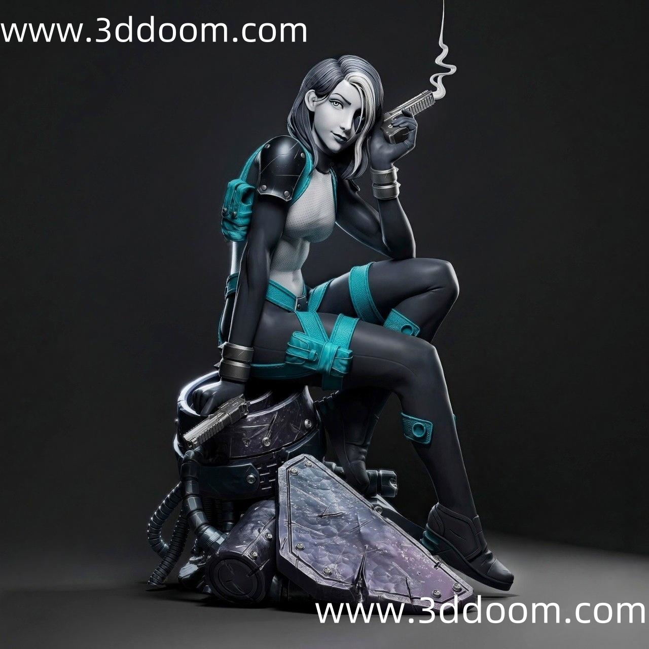 1227 Domino 漫威 妮娜·瑟曼 多米诺-3D DOOM