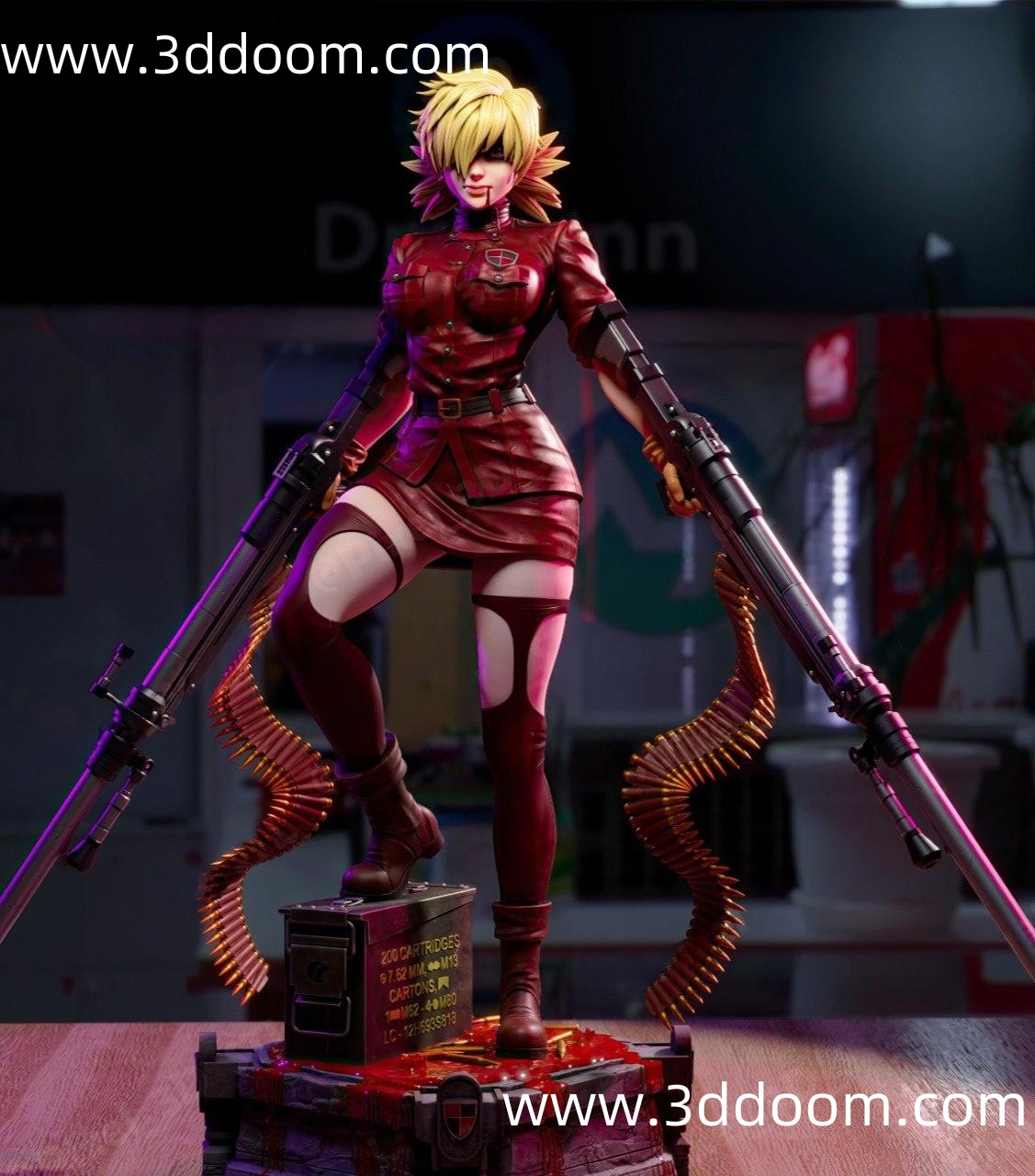 1285 Seras Victoria Hellsing 皇家国教骑士团 塞拉斯・维多利亚-3D DOOM