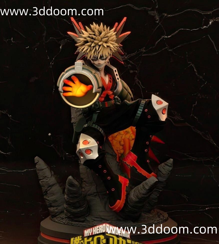 1211 Bakugo My Hero Academia 我的英雄学院 爆豪胜己-3D DOOM