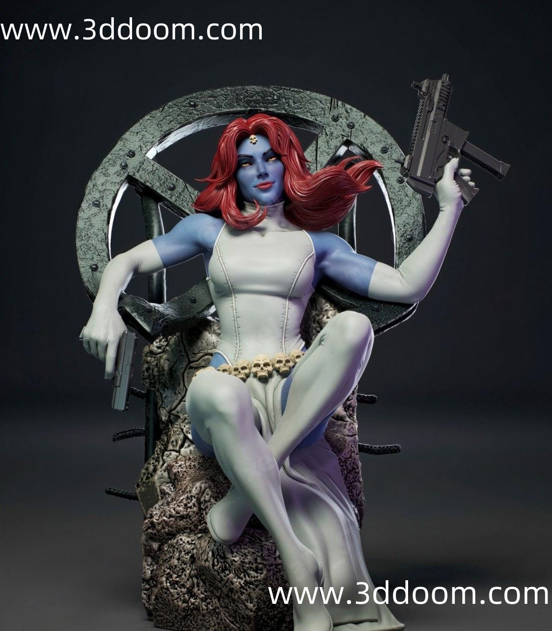 1267 Mystique X Men X-战警 魔形女-3D DOOM