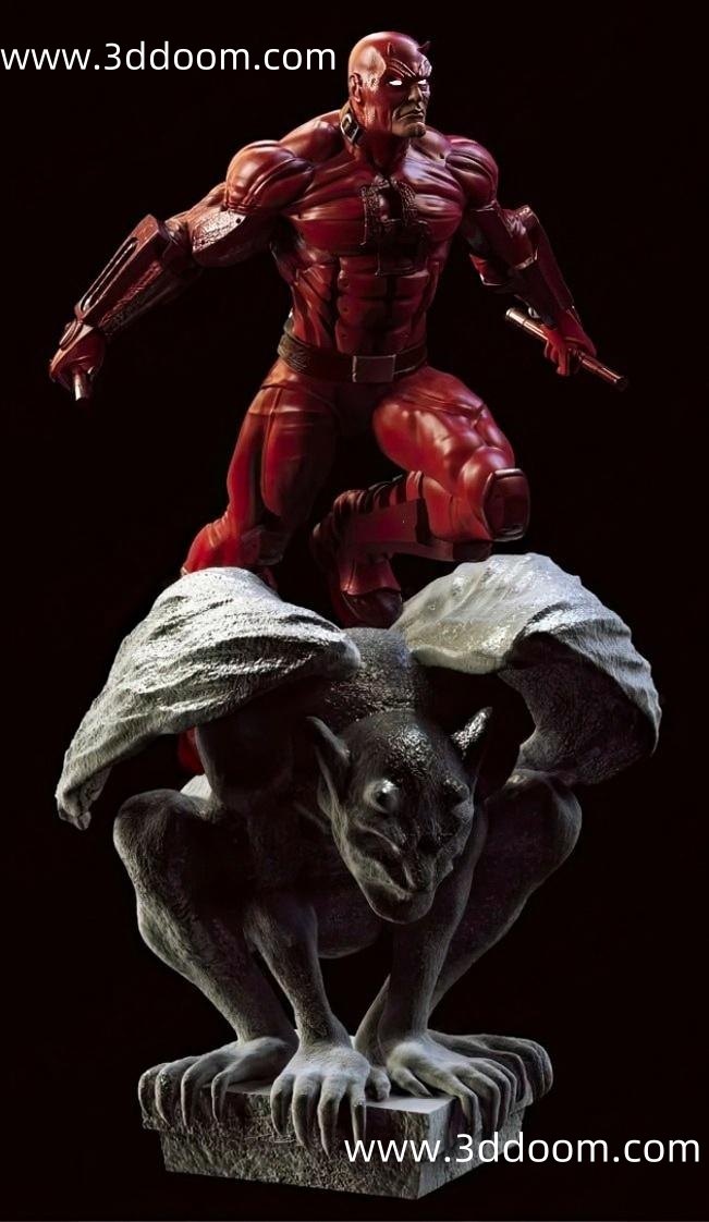 1225 Daredevil 漫威 夜魔侠-3D DOOM