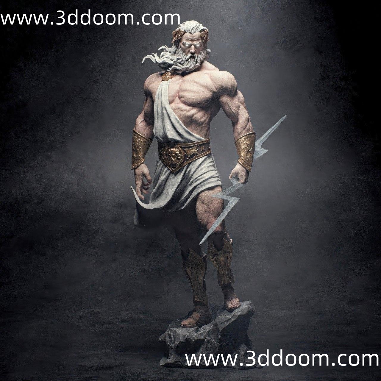 1300 Zeus 古希腊神话 宙斯-3D DOOM