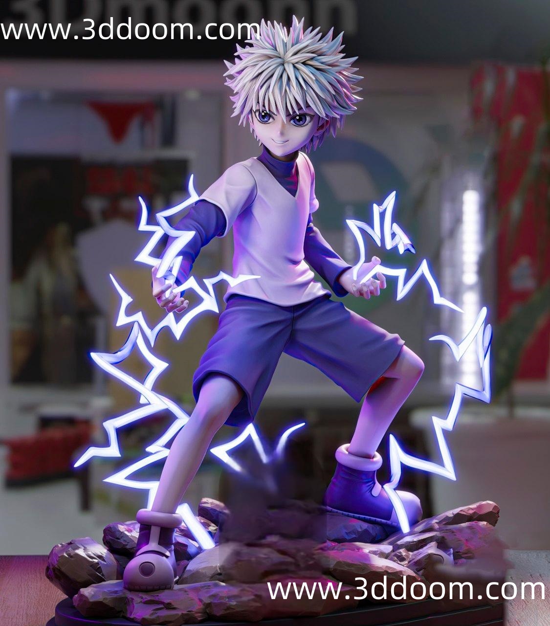 1255 Killua Zoldyck Hunter X Hunter 全职猎人 奇犽・揍敌客-3D DOOM