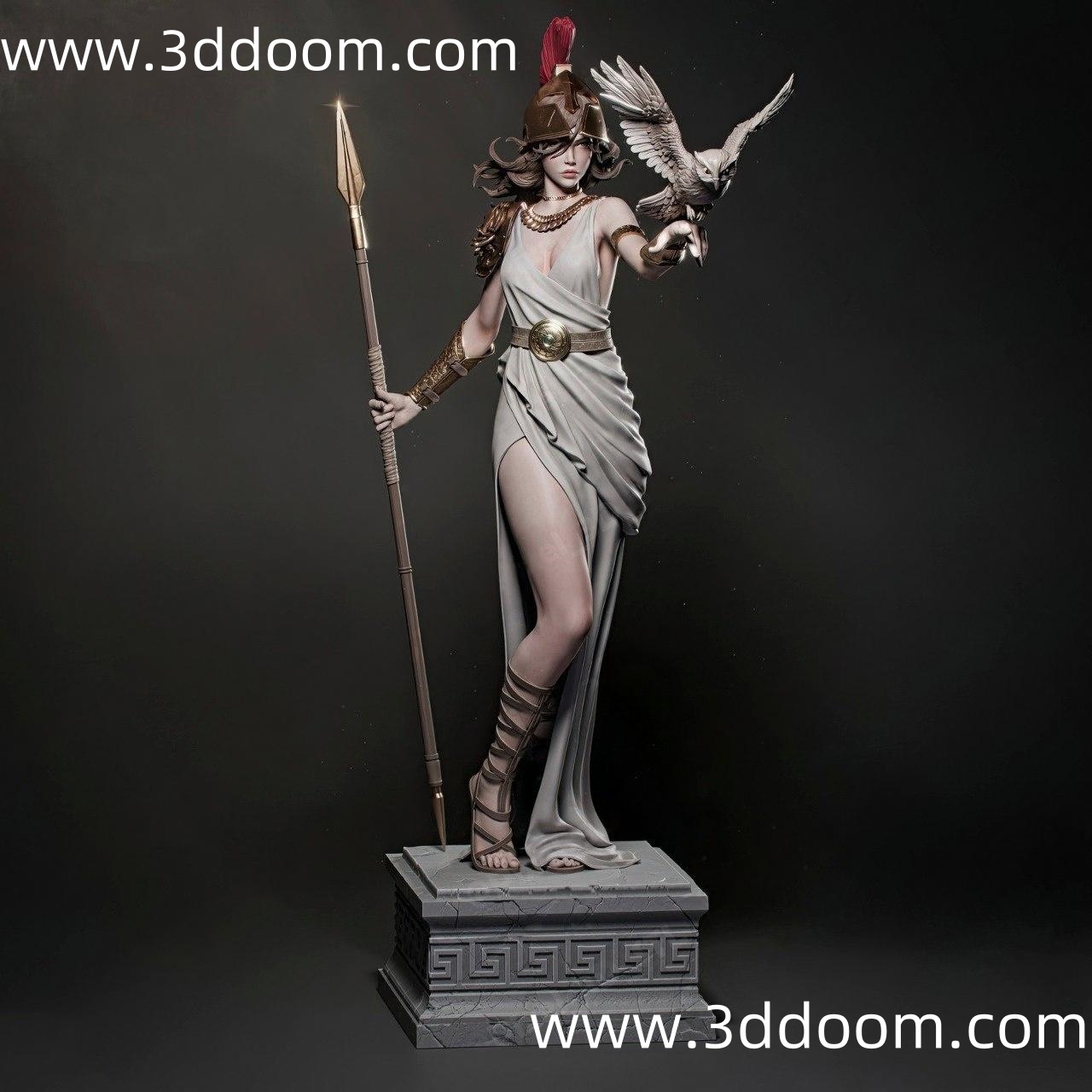 1210 Athena 古希腊神话 雅典娜-3D DOOM