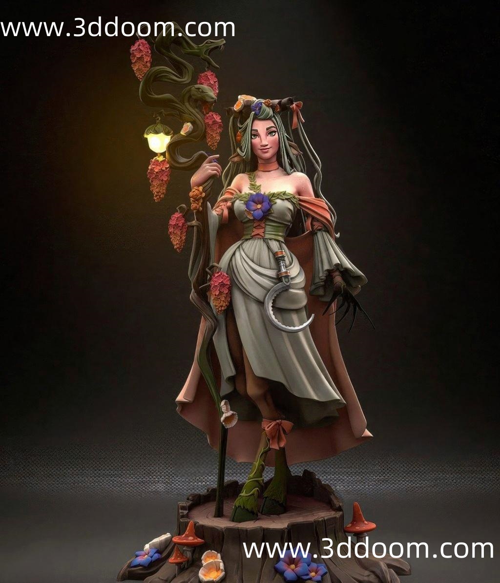 1233 Fearne Calloway Critical Role 关键角色 费恩·卡洛威-3D DOOM