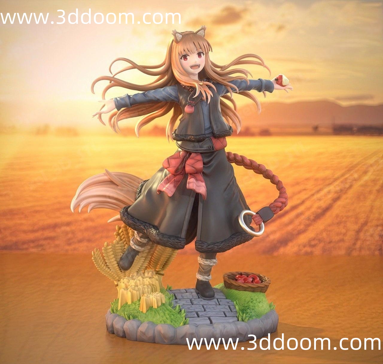 1288 Spice and Wolf Holo  狼与香辛料 赫萝-3D DOOM