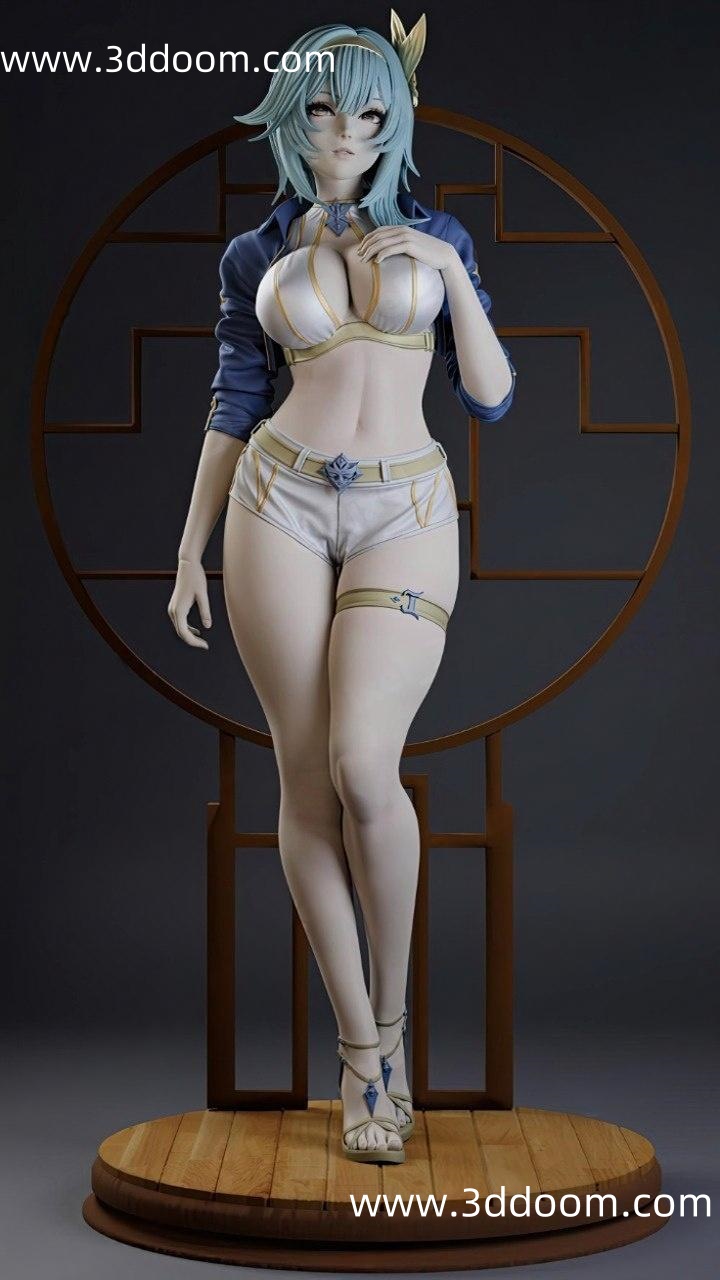 1232 Eula Summer Genshin Impact 原神 优菈-3D DOOM