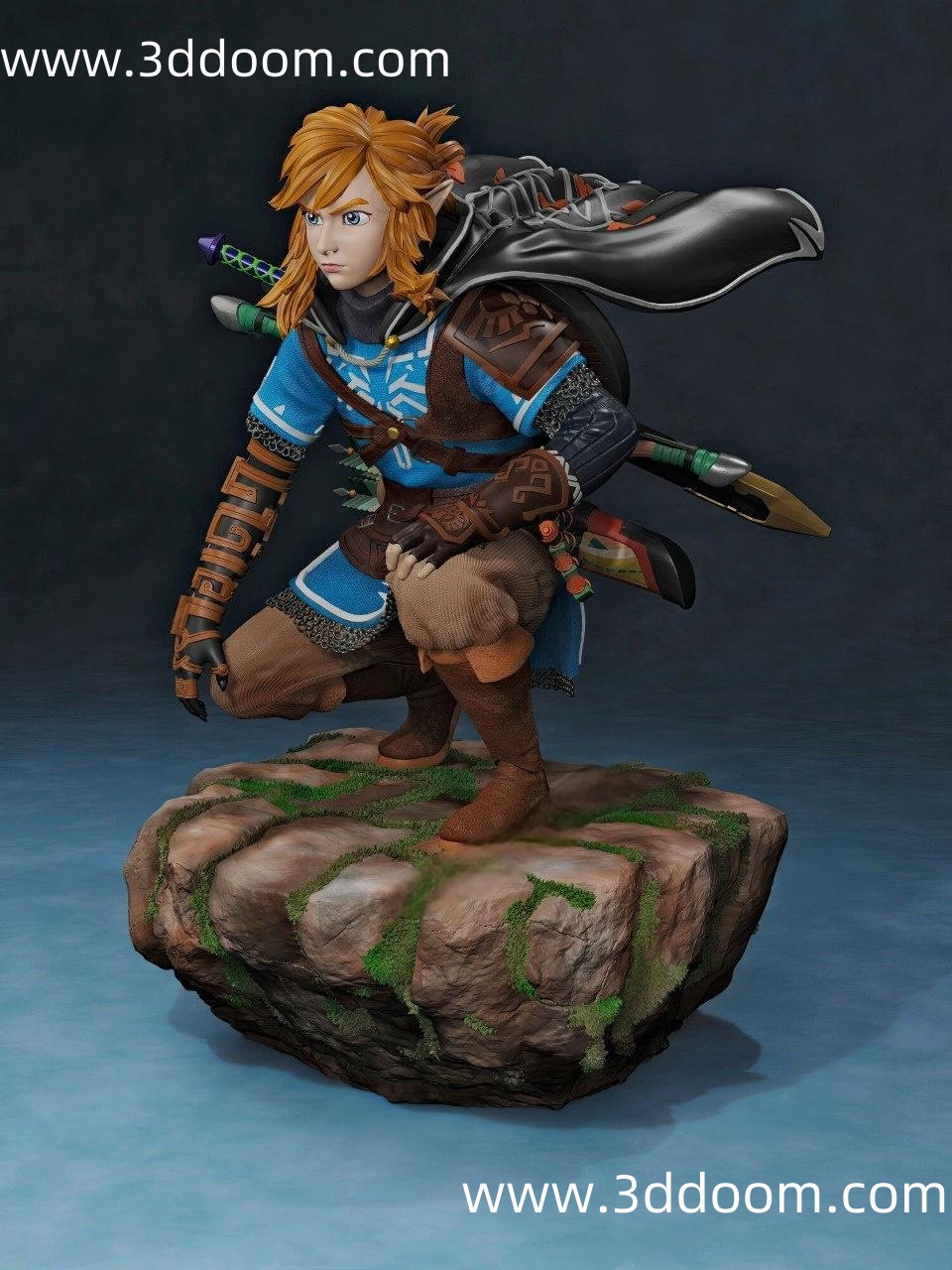 1257 Link Legend of Zelda 塞尔达传说 林克-3D DOOM