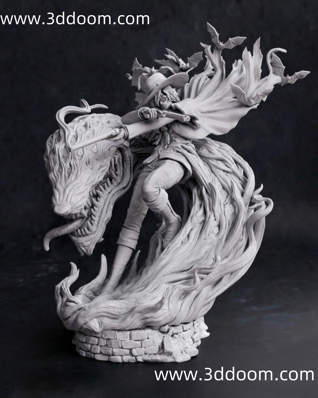 1245 Hellsing Alucard 皇家国教骑士团 阿尔卡特-3D DOOM