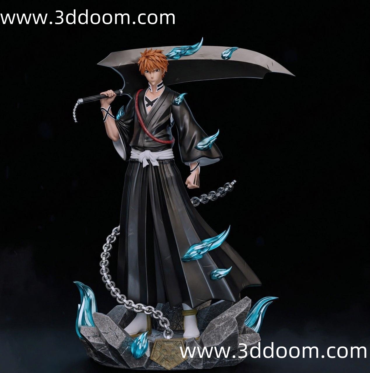 1249 Ichigo Bleach 死神 黑崎一护-3D DOOM