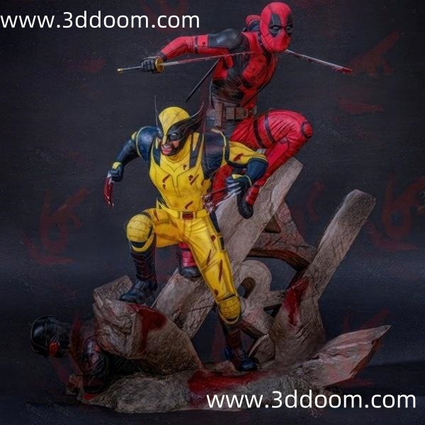 1297 Wolverine And DeadPool  金刚狼与死侍-3D DOOM