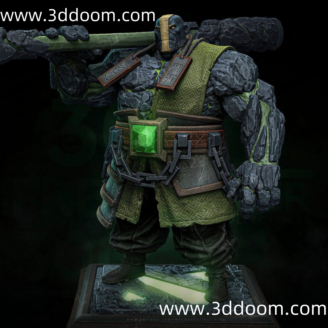 1229 Earth Spirit Dota 2 刀塔2 大地之灵-3D DOOM