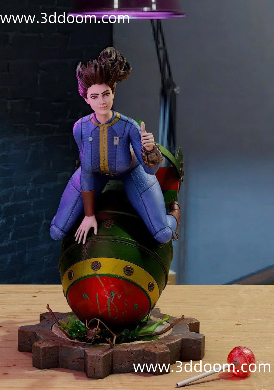 1258 Lucy MacLean Fallout 辐射 露西・麦克林-3D DOOM