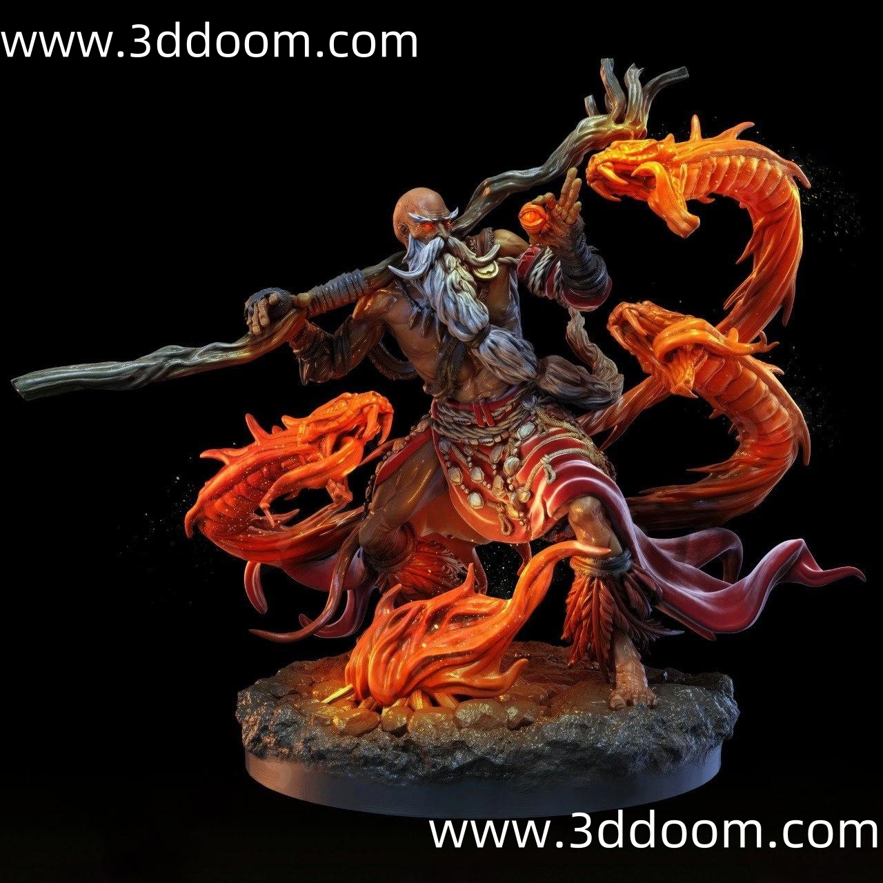 1309 Brahmin the Monk 婆罗门僧侣-3D DOOM