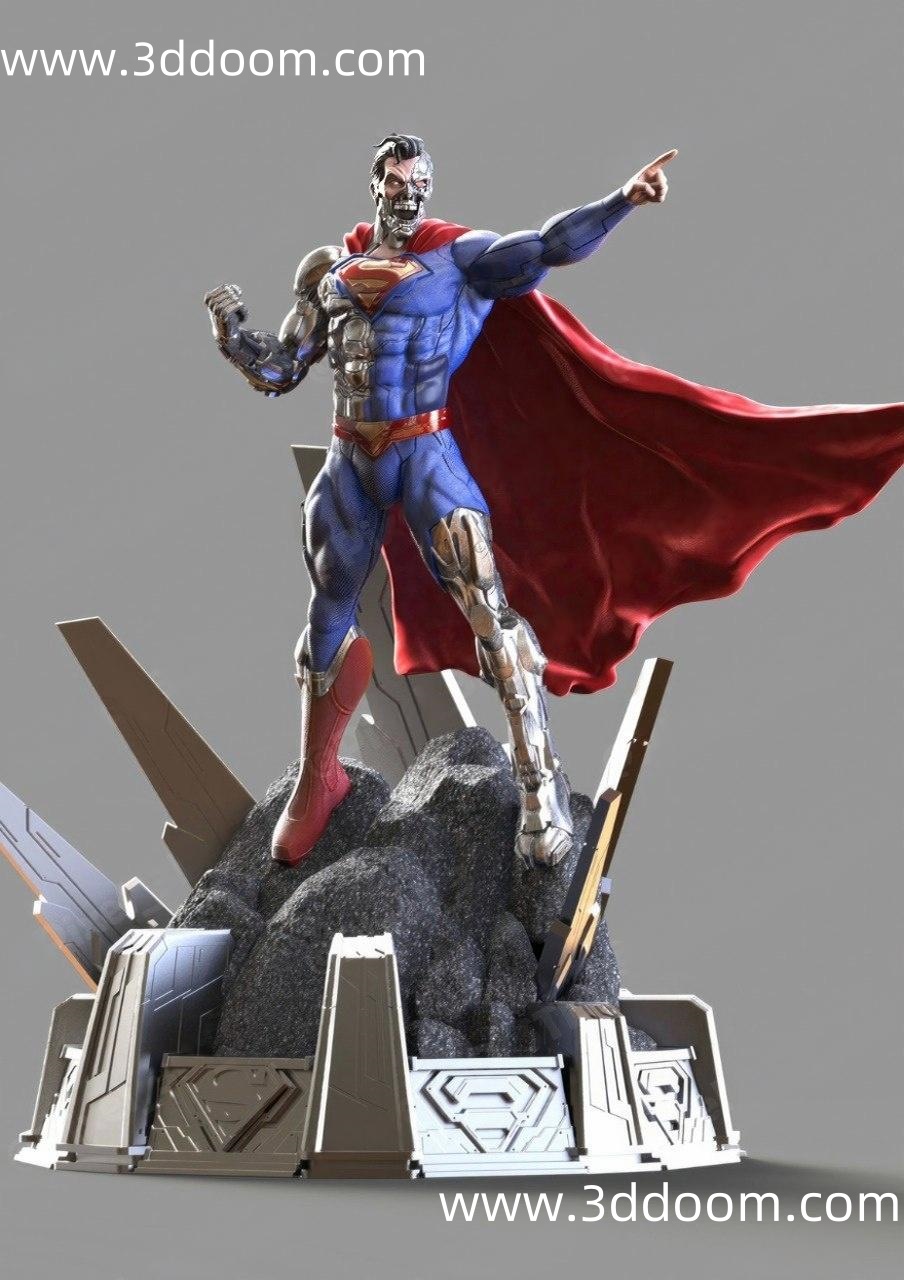 1317 Cyborg Super-man 机械超人-3D DOOM