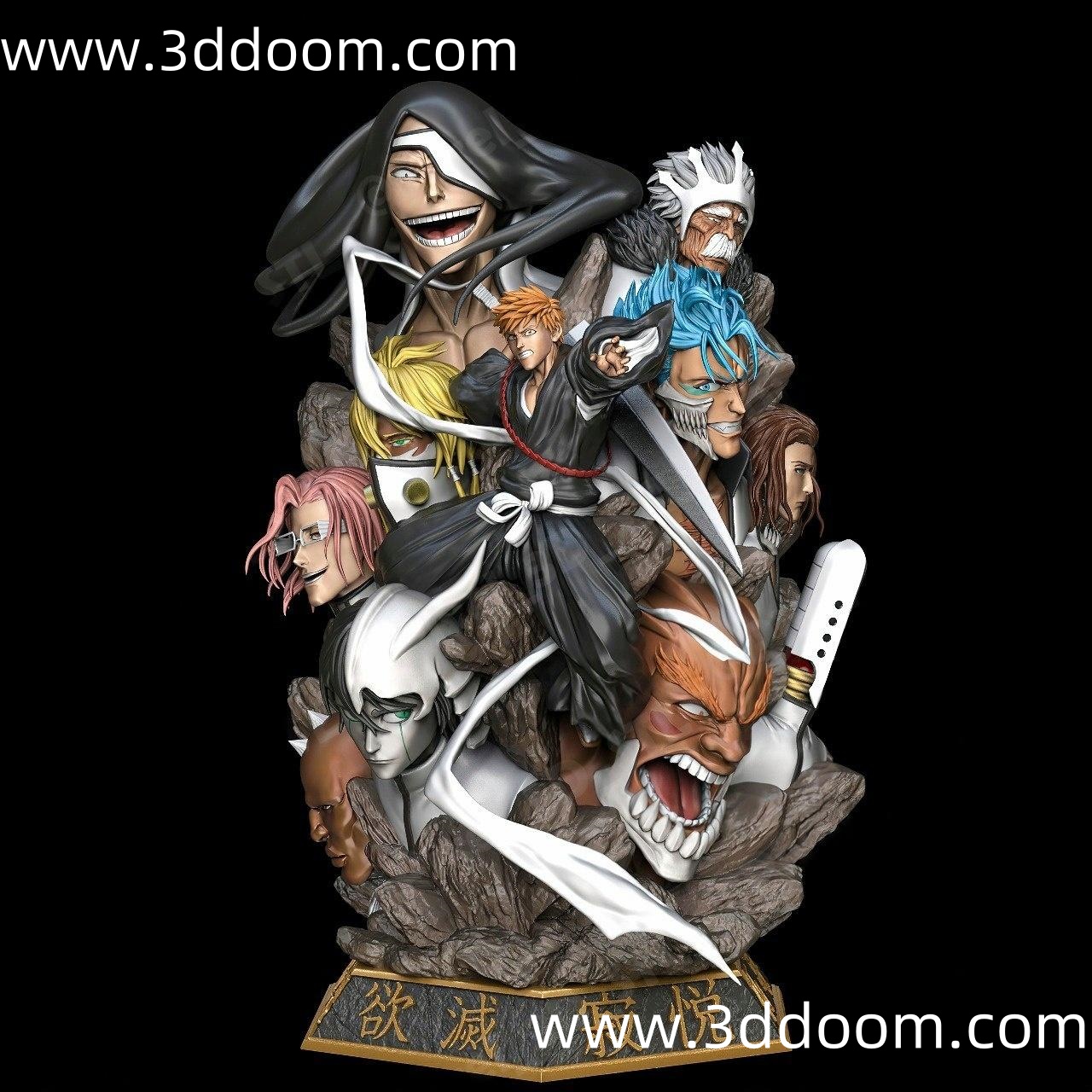 1306 Bleach Ichigo vs Espada 死神 一护 vs 十刃-3D DOOM