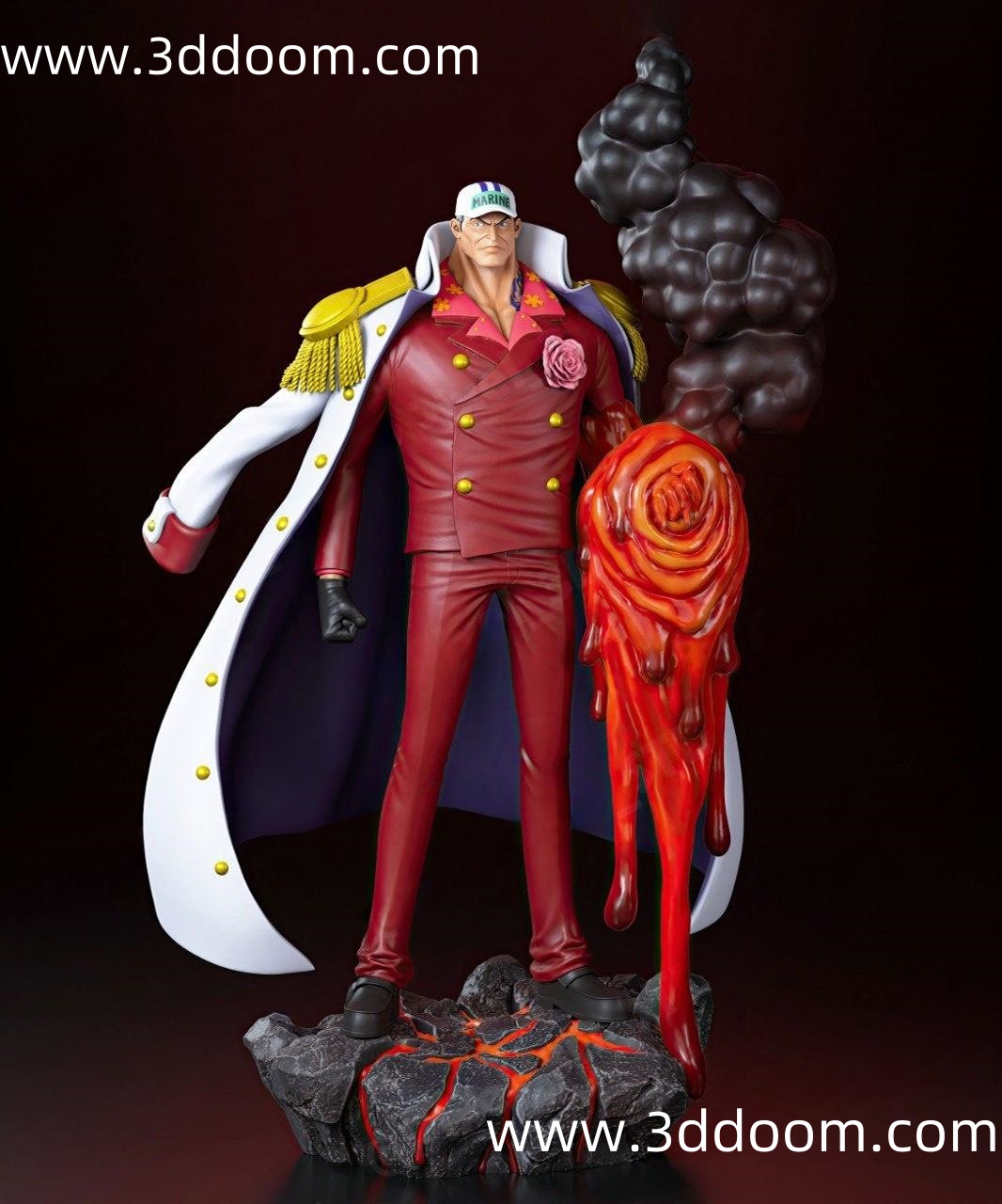 1302 Akainu One Piece 海贼王 赤犬-3D DOOM