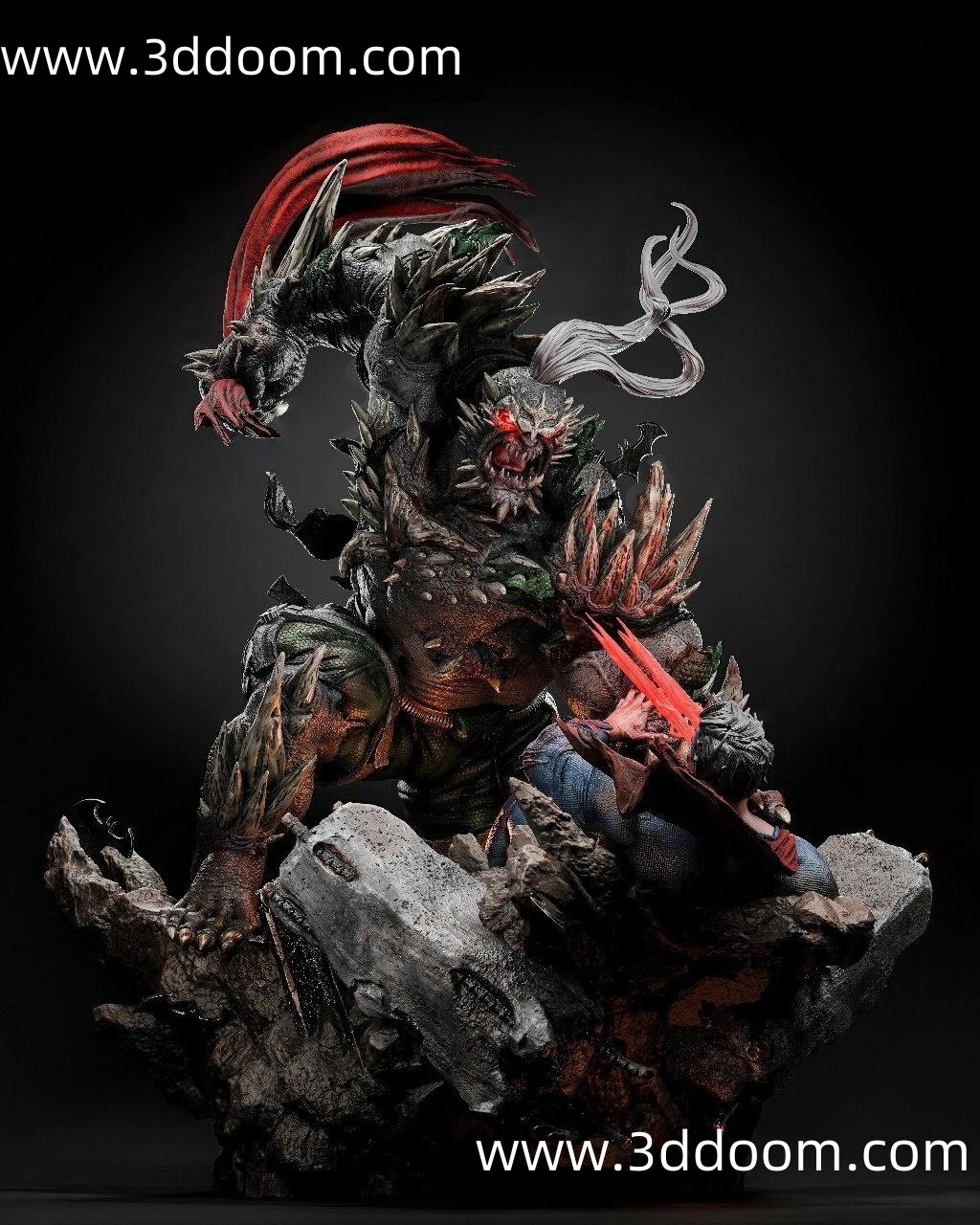 1322 Doomsday vs Superman 毁灭日vs 超人-3D DOOM